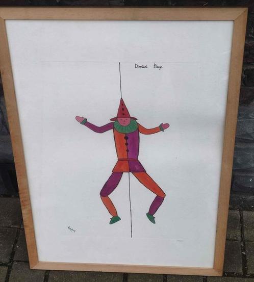 Gravure Dimitri Beuys signe Félix de boeck, Antiek en Kunst, Kunst | Etsen en Gravures, Ophalen of Verzenden