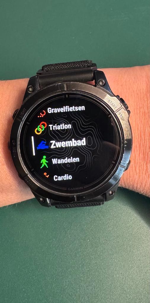 Garmin EPIX PRO 2 zwart 47mm, Handtassen en Accessoires, Sporthorloges, Gebruikt, Zwart, Afstand, Calorieverbanding, Conditie