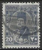 Egypte 1944/1946 - Yvert 231 - Koning Farouk - 20 m. (ST), Postzegels en Munten, Postzegels | Afrika, Verzenden, Egypte, Gestempeld