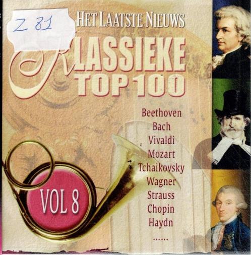cd   /  klassieke top 100   vol 8, CD & DVD, CD | Autres CD, Enlèvement ou Envoi