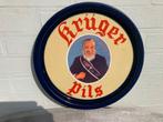Emaille plateau br.Krüger, Enlèvement ou Envoi, Comme neuf, Panneau publicitaire