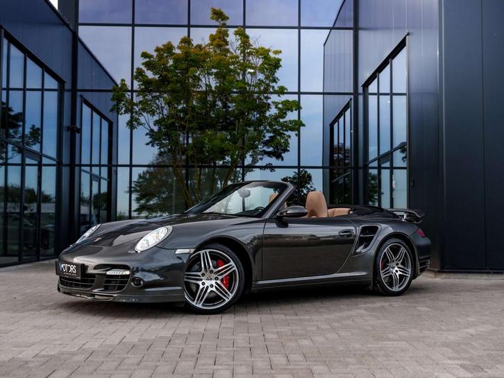 Porsche 911 997 911 Turbo Cabriolet - full Porsche history -, Auto's, Porsche, Bedrijf, Te koop, 4x4, ABS, Airbags, Airconditioning