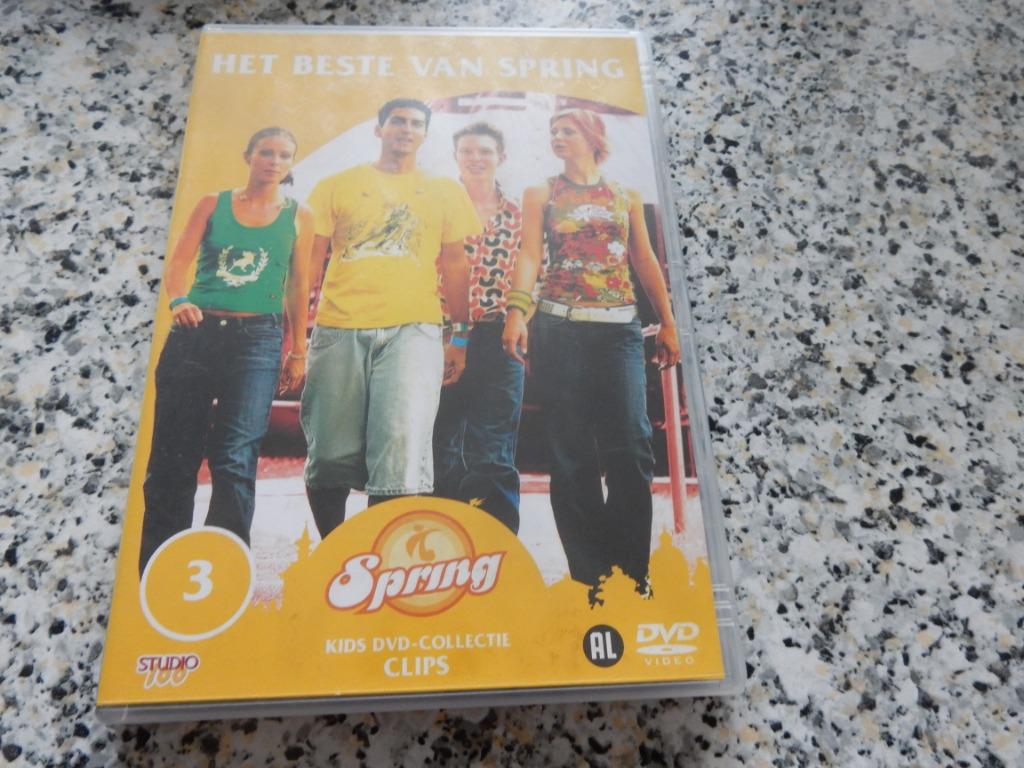 nr.1059 -Dvd: het beste van spring 3 - muziek, Cd's en Dvd's, Dvd's | Kinderen en Jeugd, Ophalen of Verzenden, Zo goed als nieuw