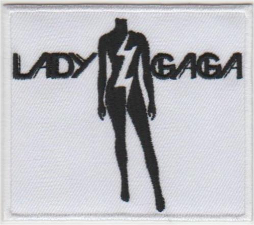 Lady Gaga stoffen opstrijk patch embleem #1, Collections, Musique, Artistes & Célébrités, Neuf, Vêtements, Envoi