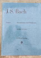 JS Bach Inventionen und Sinfonien BWV 772-801 Partition, Piano, Artiste ou Compositeur, Utilisé, Enlèvement ou Envoi