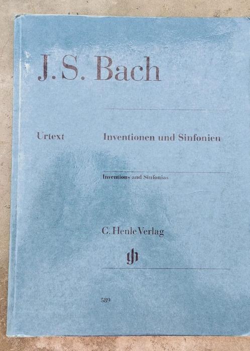 JS Bach Inventionen und Sinfonien BWV 772-801 Partition, Musique & Instruments, Partitions, Utilisé, Artiste ou Compositeur, Classique