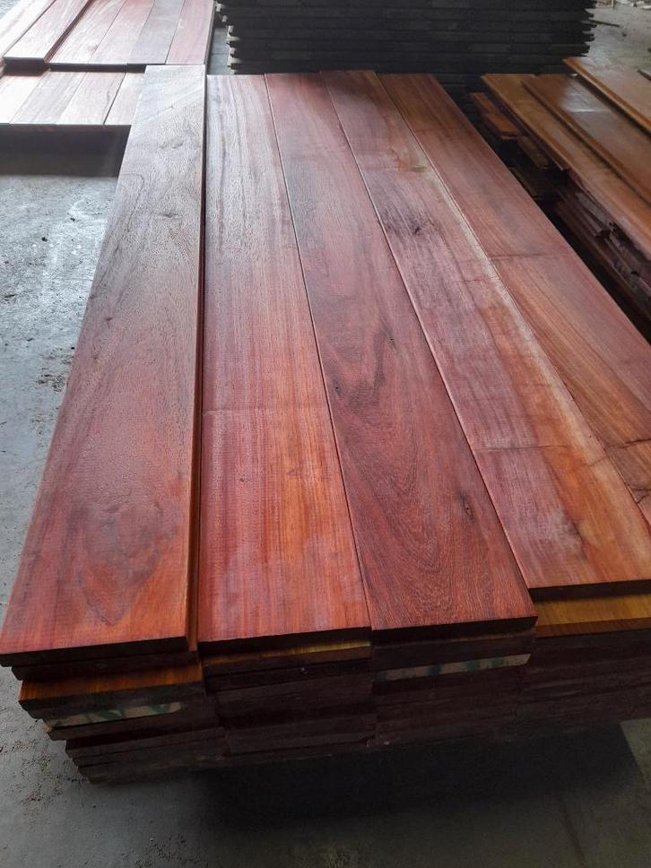 Terras en gevelbekleding padouk, Doe-het-zelf en Bouw, Hout en Planken, Nieuw, Plank, Overige houtsoorten, Ophalen
