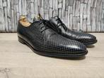 Floris van Bommel zwart grijze herenschoenen Mt 42,5 (8,5), Verzenden, Zwart, Floris van Bommel, Zo goed als nieuw