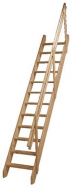 zoldertrap/werftrap, molenaarstrap, keldertrap in dennenhout, Ophalen, Gebruikt, Trap