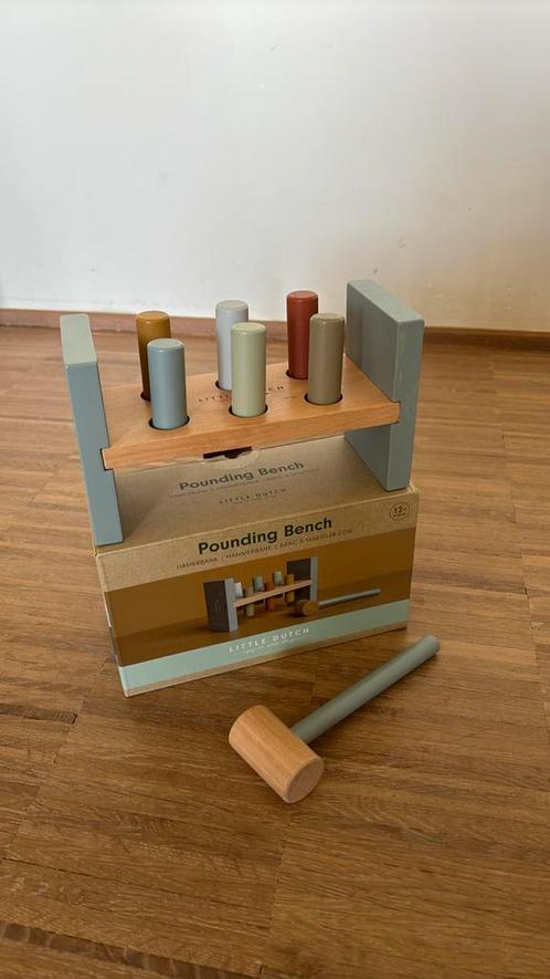 Little dutch Hamerbankje, Kinderen en Baby's, Speelgoed | Houten speelgoed, Zo goed als nieuw, Ophalen