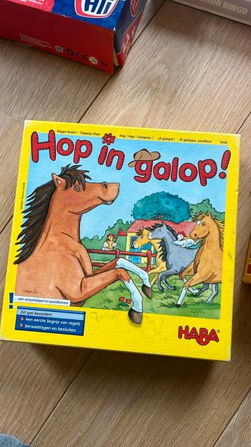 Haba - Hop in galop, Hobby en Vrije tijd, Ophalen, Zo goed als nieuw