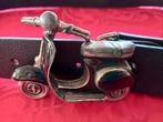 Vespa broekriem, Zo goed als nieuw, Riem of Ceintuur, Echt leder, Zwart