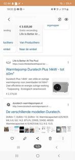 Zwembad warmtepomp 14kw, Ophalen, Zo goed als nieuw