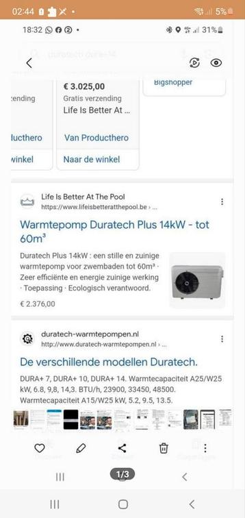 Zwembad warmtepomp 14kw, Enlèvement, Comme neuf