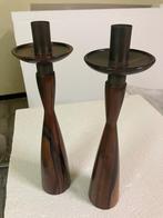 Kaarsenhouder (2 stuks), Huis en Inrichting, Ophalen of Verzenden, Zo goed als nieuw, Kandelaar, Hout