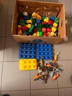 Lego Duplo blokken en Dinosaurussen!, Duplo, Gebruikt, Ophalen of Verzenden, Losse stenen