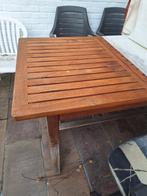 Acaciahouten tuintafel, Tuin en Terras, Tuintafels, Ophalen, Gebruikt, Rechthoekig, Hout