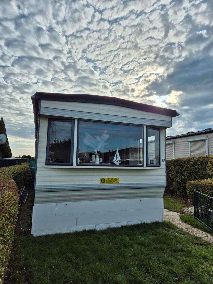 location caravane côte Belge, Caravans en Kamperen, Stacaravans, tot en met 6, Ophalen of Verzenden