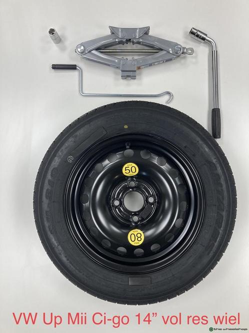 Reservewiel + Gereedschapset VW up SEAT Mii SKODA Citigo 14, Auto-onderdelen, Ophanging en Onderstel, Seat, Volkswagen, Skoda