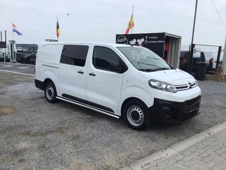 citroen jumpy L3 145pk 2022 dubbel/cabine 88000km 19950e ex, Auto's, Bestelwagens en Lichte vracht, Bedrijf, Te koop, ABS, Airbags