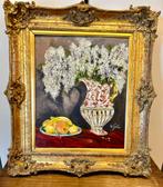 Antiek schilderij op doek R.Verraes, Enlèvement