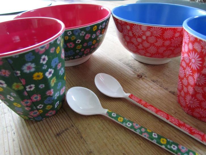 Kopjes en kommetjes van Rice, Huis en Inrichting, Keuken | Servies, Gebruikt, Overige typen, Overige stijlen, Overige materialen