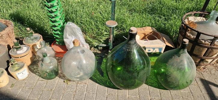 Ballonflessen en benodigdheden voor wijnproductie, Huis en Inrichting, Overige Huis en Inrichting, Gebruikt, Ophalen