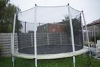 Grote, ronde trampoline van 4,20 m + verankeringsset, Ophalen, Gebruikt