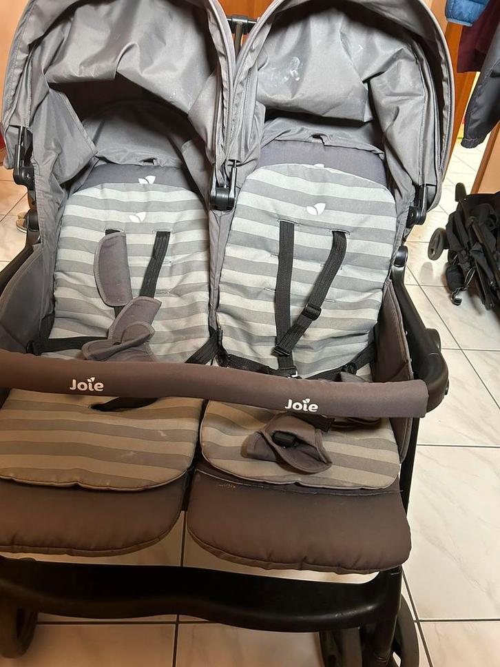 Duobuggy joie aka lifesaver, Kinderen en Baby's, Buggy's, Zo goed als nieuw, Duomodel, Regenhoes, Verstelbare rugleuning, Zonnekap