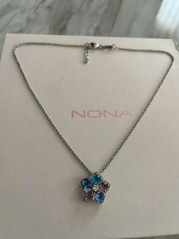 Nona silver ketting 925, Bijoux, Sacs & Beauté, Enlèvement ou Envoi, Comme neuf