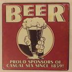 Muurhanger - Beer proud sponsors of casual sex since 1859!, Ophalen of Verzenden