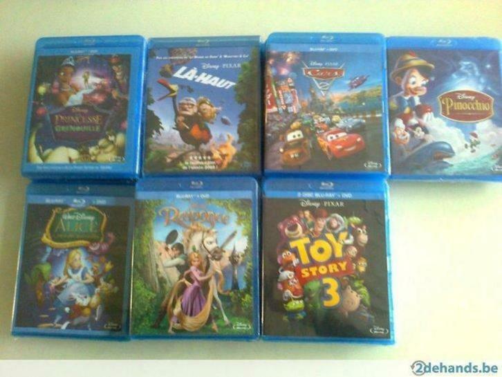 7 verschillende disney blu-ray enkel in Frans-nieuw/sealed, Cd's en Dvd's, Blu-ray, Nieuw in verpakking, Ophalen of Verzenden