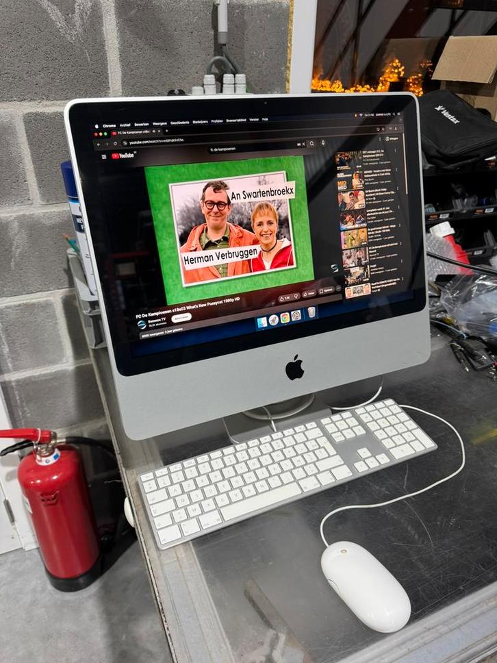 iMac 2008 20" - 4GB ram - 120GB SSD - AZERTY, Computers en Software, Apple Desktops, iMac, SSD, Ophalen