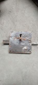 Antiek vintage kasteelslot met sleutel antiek slot deurslot, Ophalen of Verzenden, Zo goed als nieuw, Slot