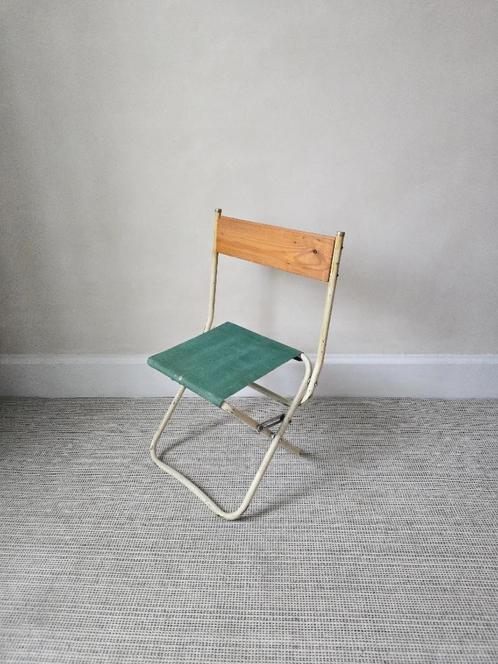 Mooi opvouwbaar vintage kinderstoeltje SOUPLEX - jaren 1960, Verzamelen, Retro, Huis en Inrichting, Ophalen of Verzenden