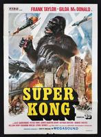 Super Kong - King Kong vintage film poster, Cinéma et TV, Utilisé, Affiche ou Poster pour porte ou plus grand, Enlèvement ou Envoi