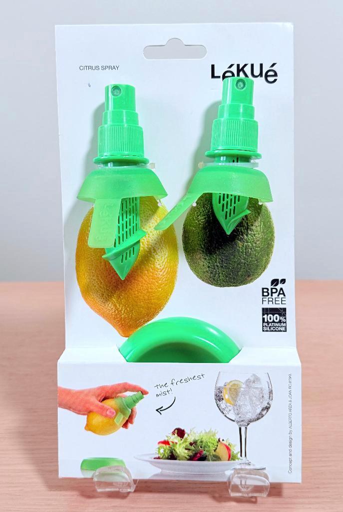 Lékué Citrus spray / citrus verstuiver / NIEUW en INGEPAKT, Electroménager, Extracteurs de jus, Neuf, Presse-agrume, Enlèvement ou Envoi