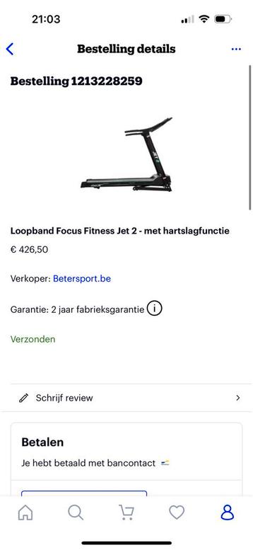 Loopband, Enlèvement, Comme neuf, Tapis roulant