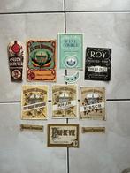 Brainoise-distilleerderij, 8 labels, Braine-Le-Comte, Ophalen of Verzenden, Zo goed als nieuw, Overige typen