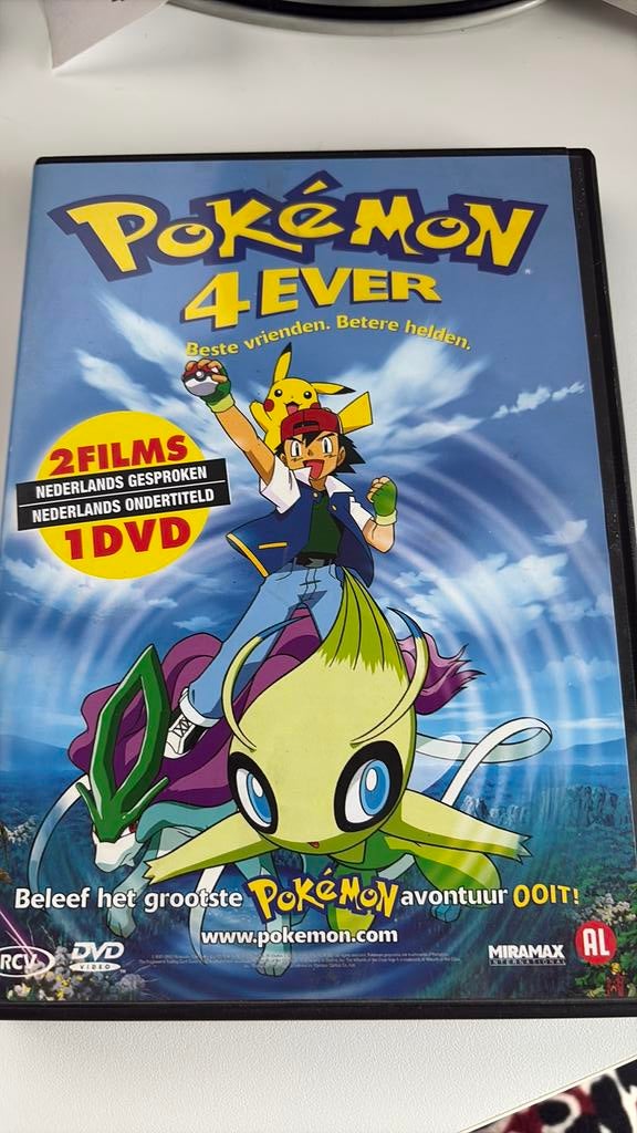 DVD Pokémon 4 ever, Ophalen of Verzenden, Zo goed als nieuw