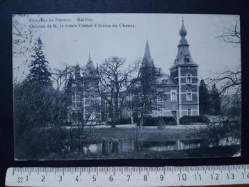 Carte postale Environs de Perwez Malèves Château disponible aux enchères