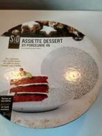 6 assiettes en porcelaine a dessert, Neuf, Assiettes(s), Enlèvement ou Envoi, Autres styles