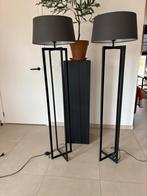 2 stuks staande vloerlampen met atraciet kap, Huis en Inrichting, Lampen | Vloerlampen, Ophalen, Zo goed als nieuw