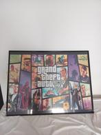 Ingekaderde poster gta 5 60cmx80cm, Ophalen of Verzenden