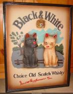 BLACK AND WHITE WHISKY REKLAME -HOUT-, Ophalen