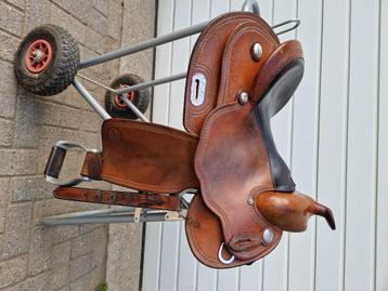 Westernzadel Continental Equiflex 15,5 inch, Enlèvement, Utilisé, Western
