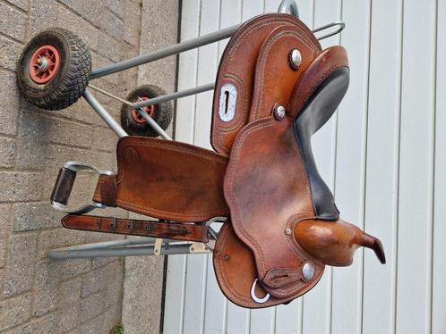 Westernzadel Continental Equiflex 15,5 inch, Dieren en Toebehoren, Paarden en Pony's | Zadels, Gebruikt, Western, Ophalen