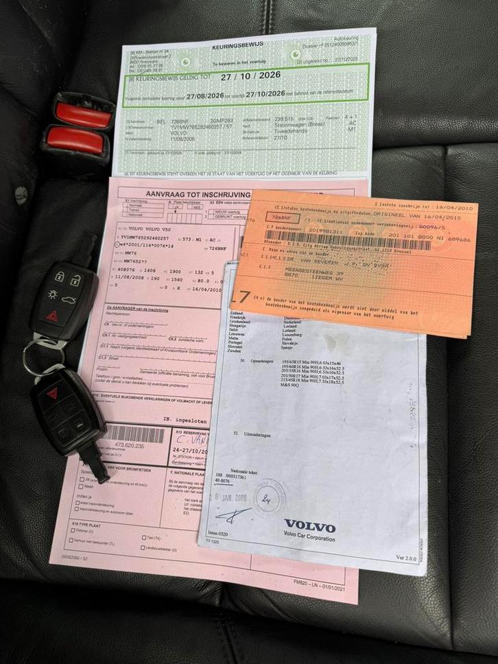 Volvo v50 1.6D 2009 Euro 5 goedgekeurd voor verkoop, Auto's, Volvo, Particulier, V50, Diesel, Euro 5, Break, Handgeschakeld, Ophalen