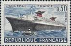 Postzegel Frankrijk Paquebot France Jaar 1962 postfris, Ophalen of Verzenden, Postfris