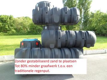 PVC regenwaterput 7.500 liter / Platin merk Graf / PROMO!! beschikbaar voor biedingen